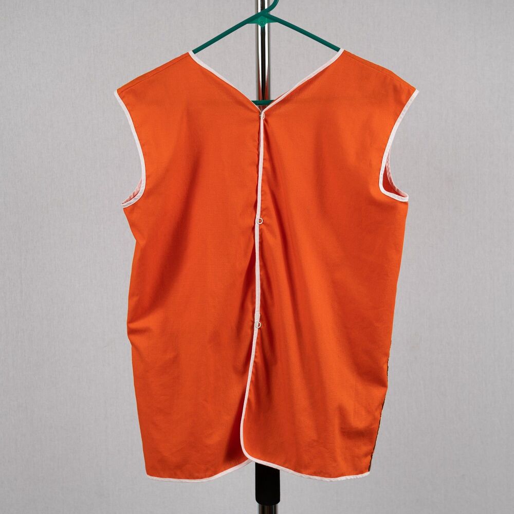 Hand made vintage 70s smock housewife top size M - Picture 5 of 9